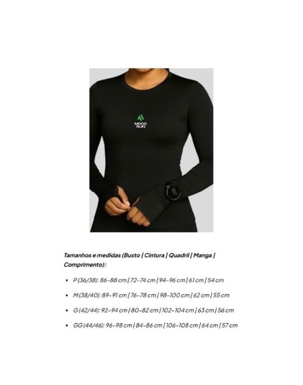 Blusa Térmica, Feminina.